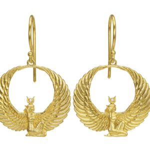 Isis Schmuck Ohringe vergoldet